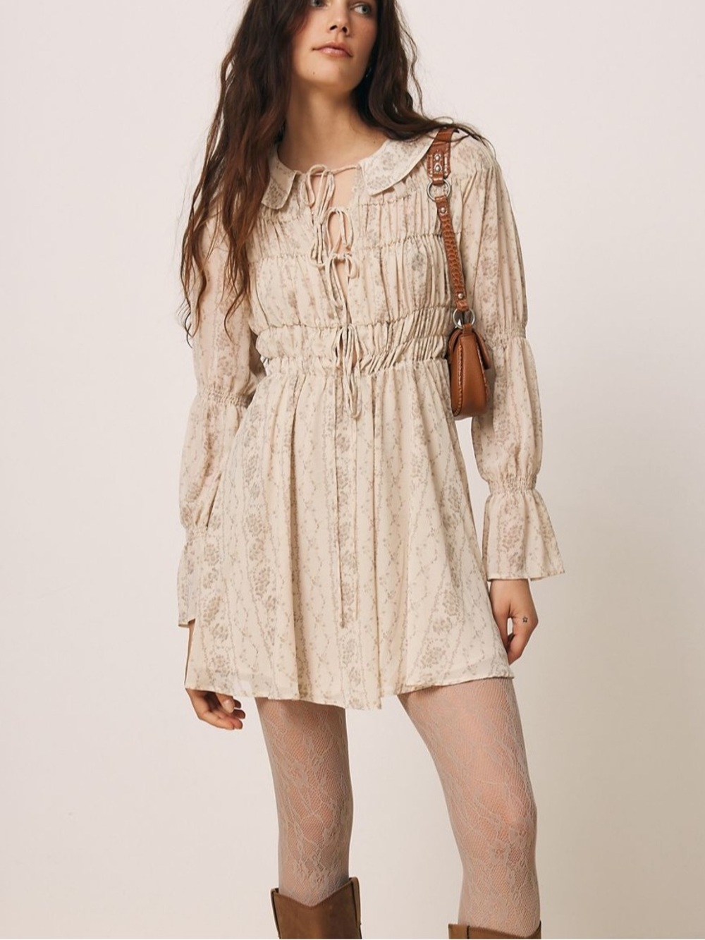 Kimchi Blue Lonie Smocked Mini Dress
